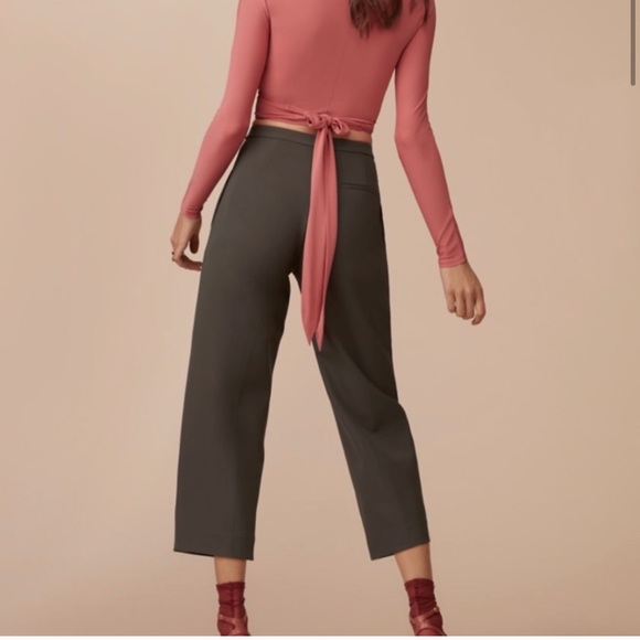 ARITZIA *BLACK* Wilfred le fou Ines pants - Picture 2 of 8